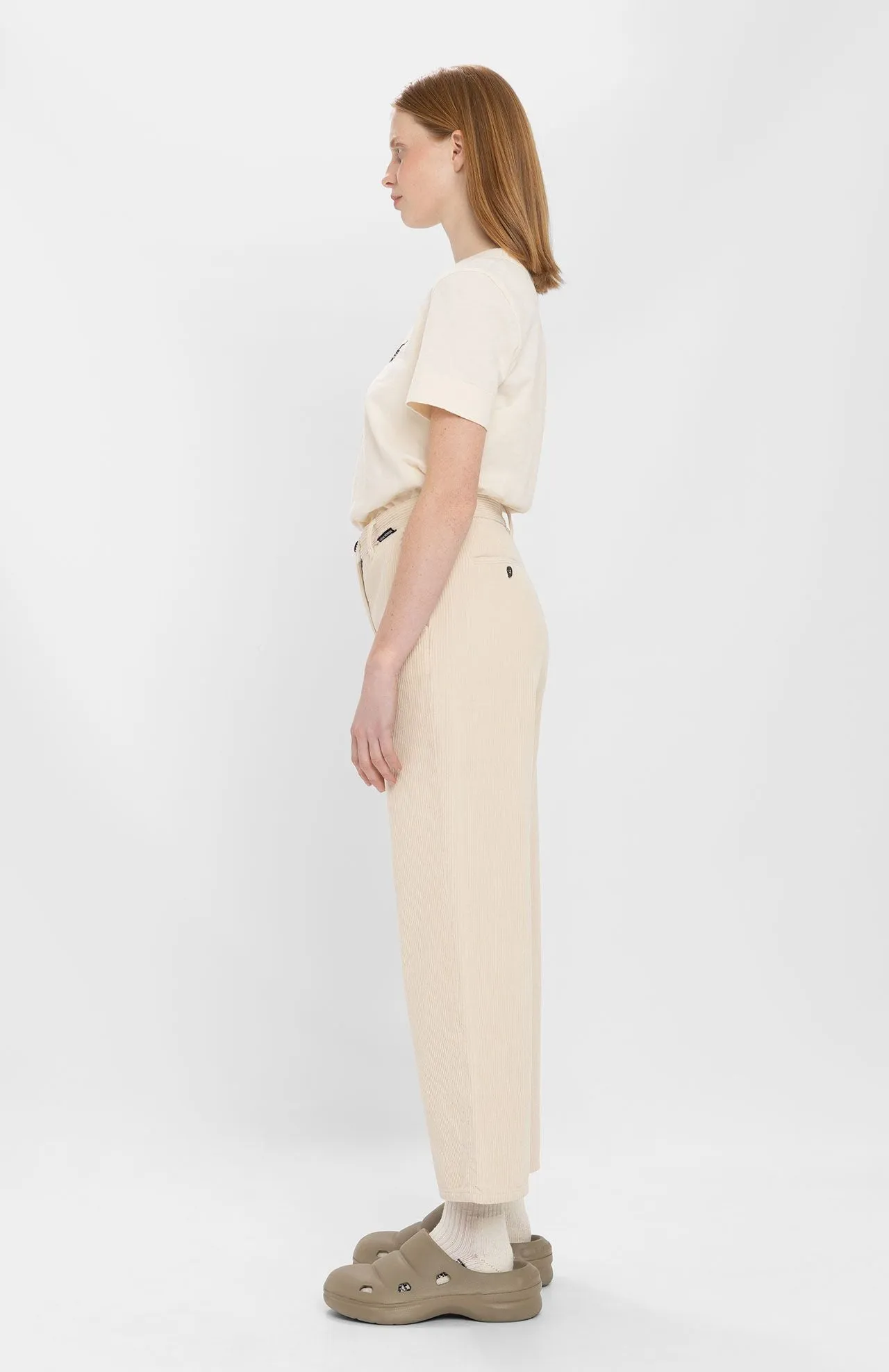 Arlet Cord Trousers - Natural/Ecru