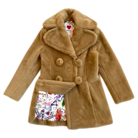 BIOFUR™ "Vintage" Peacoat - Camel