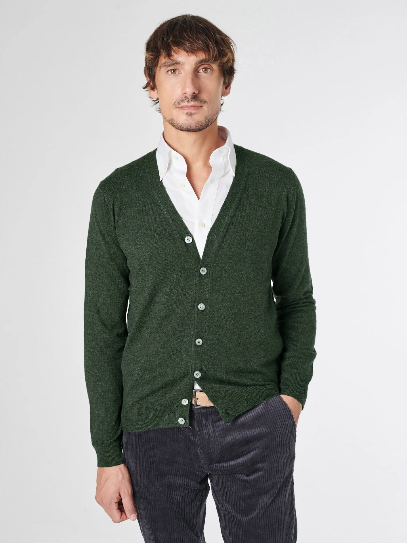 Cardigan in lana cashmere - Pablo