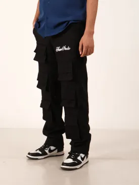 Flaws Black Cityscape Cargos