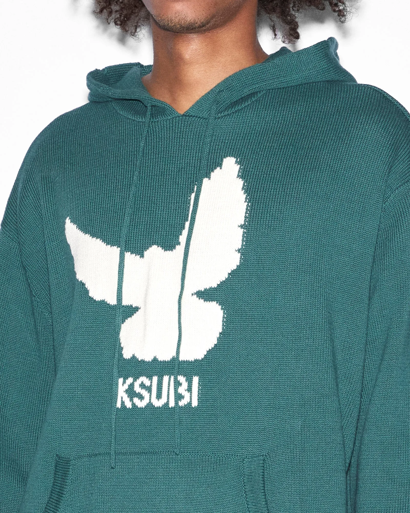 FLIGHT KNIT HOODIE GREEN