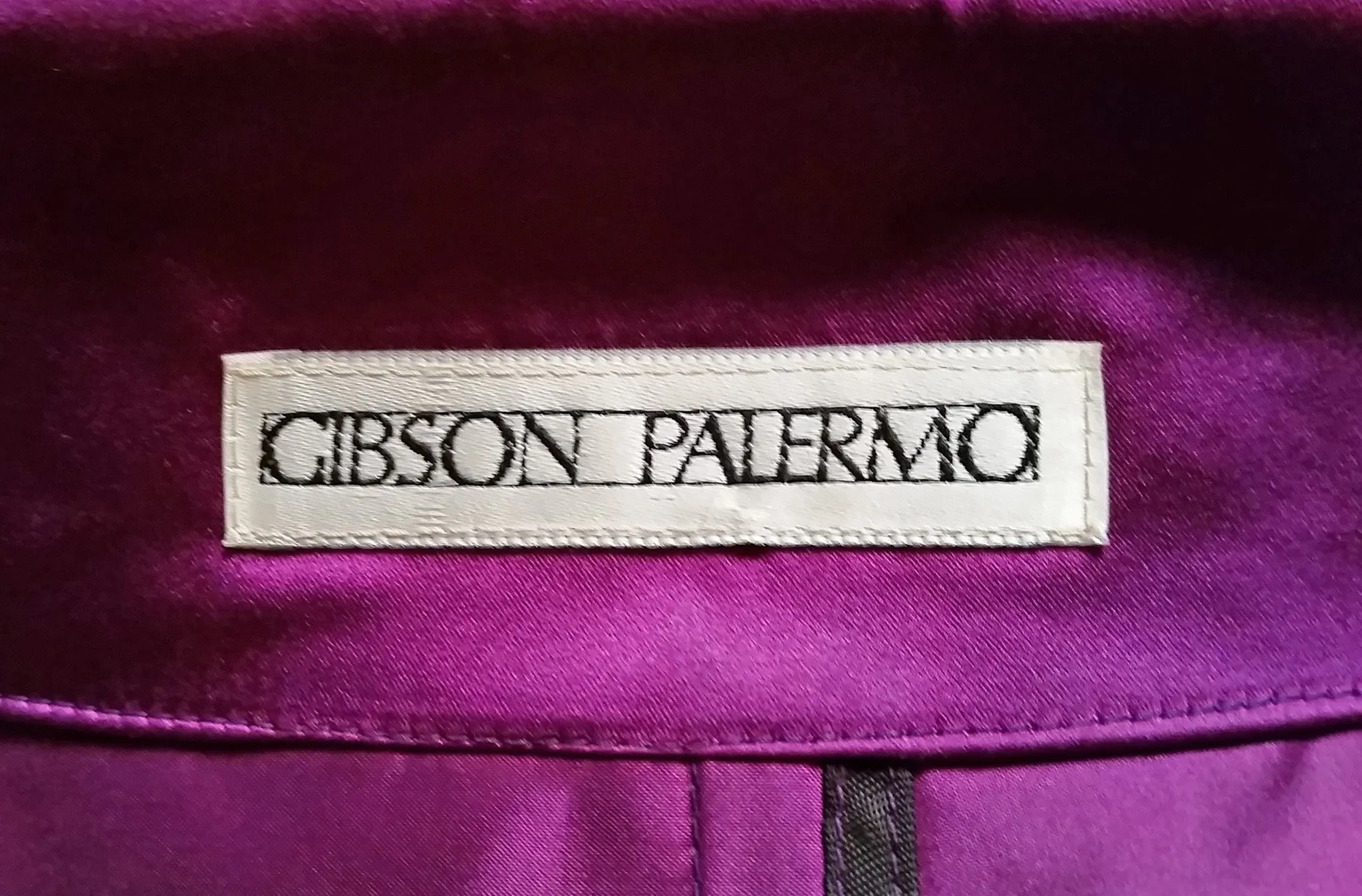 Fuchsia Satin Gibson Palermo Coat