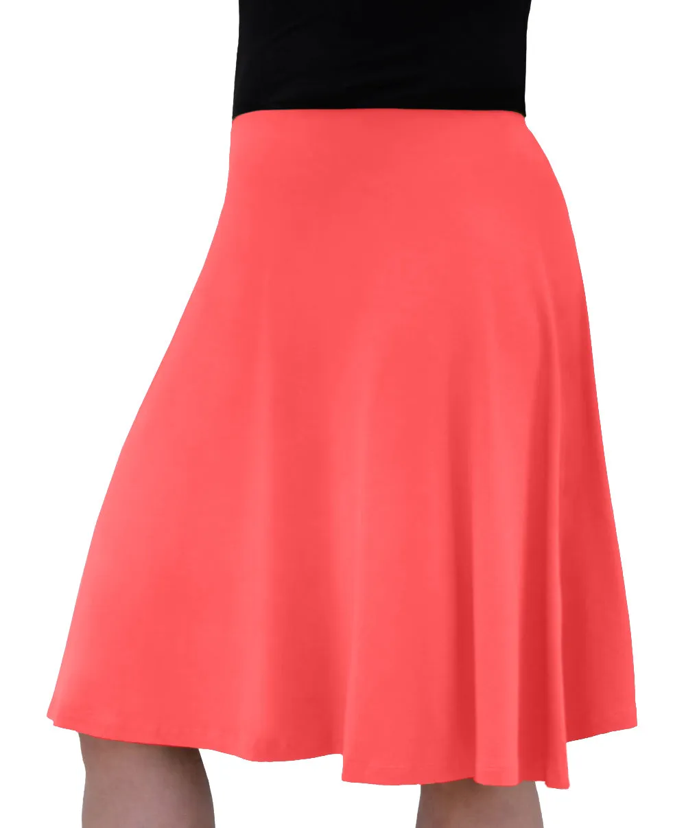 Girls Knee Length Skater Skirt 1400