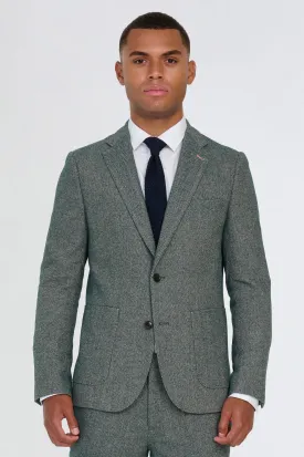 Henry Tweed Blazer in Green