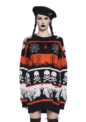 Hollow Grounds Knit Sweater