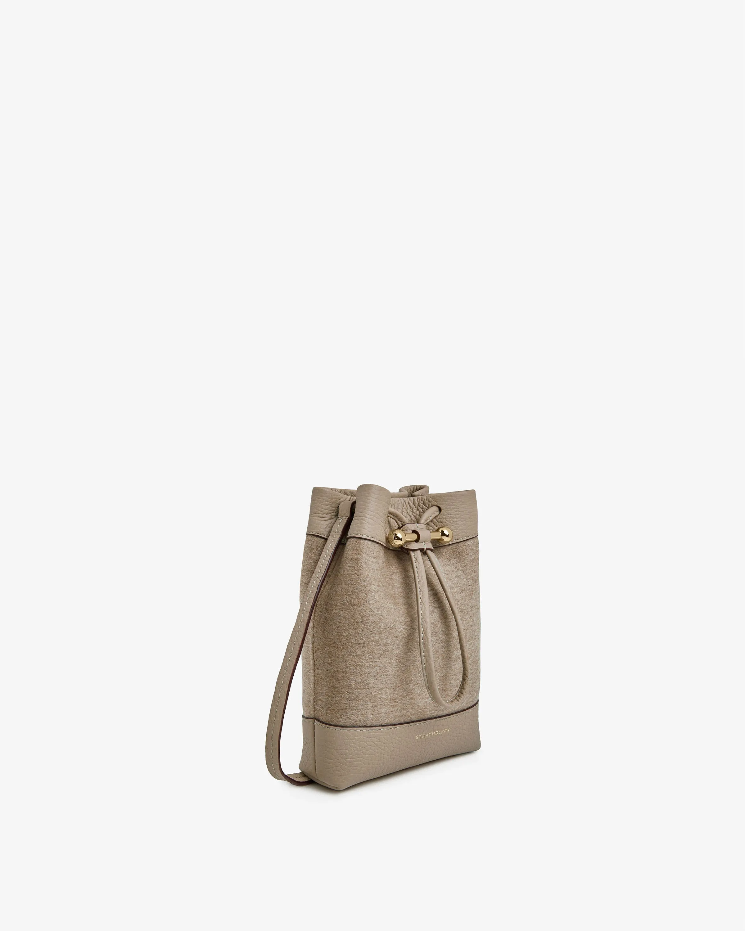 Osette Midi Pouch - Cashmere Hessian/Mushroom