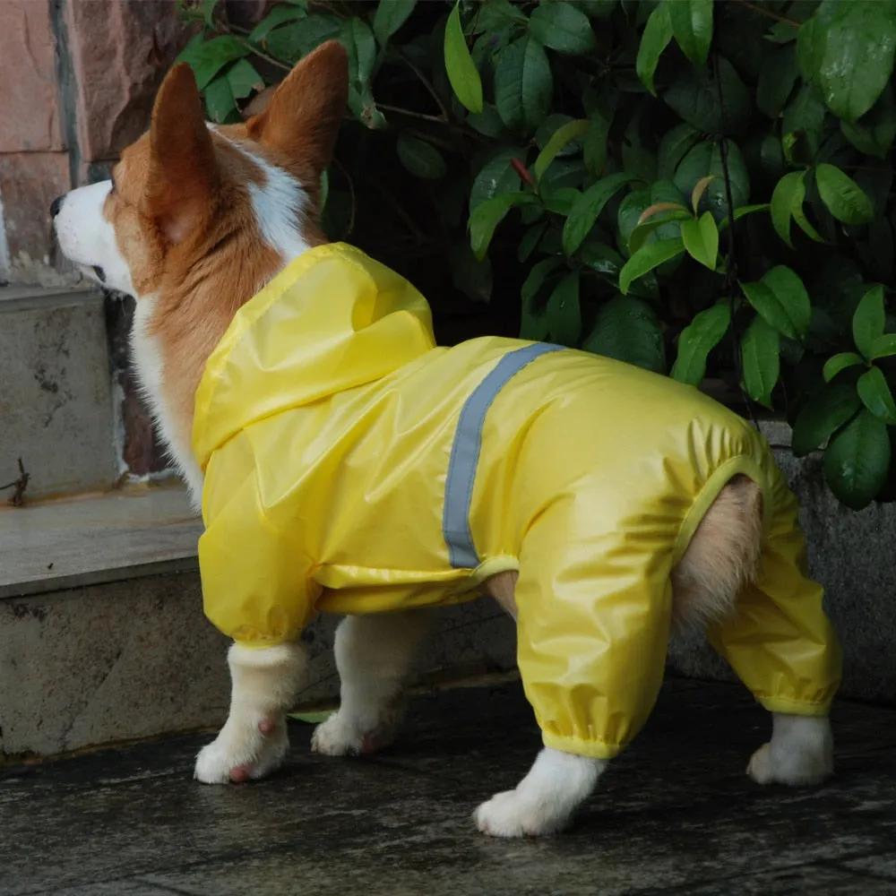 Pet Waterproof Hooded Jumpsuit