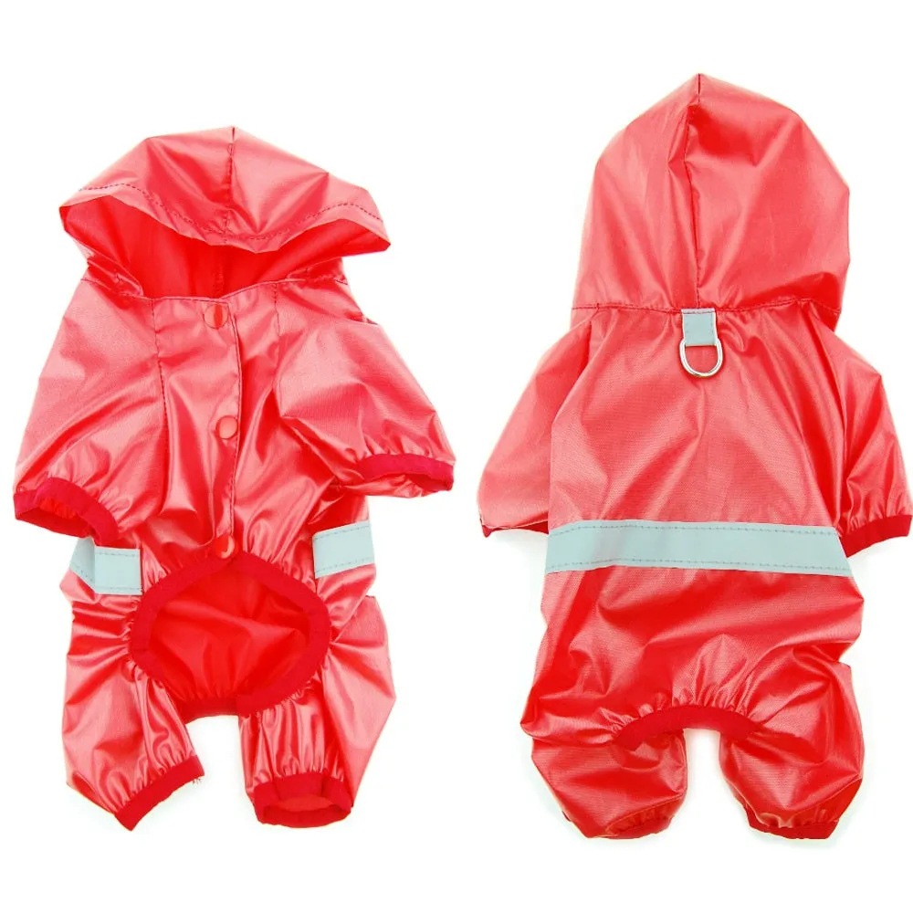 Pet Waterproof Hooded Jumpsuit