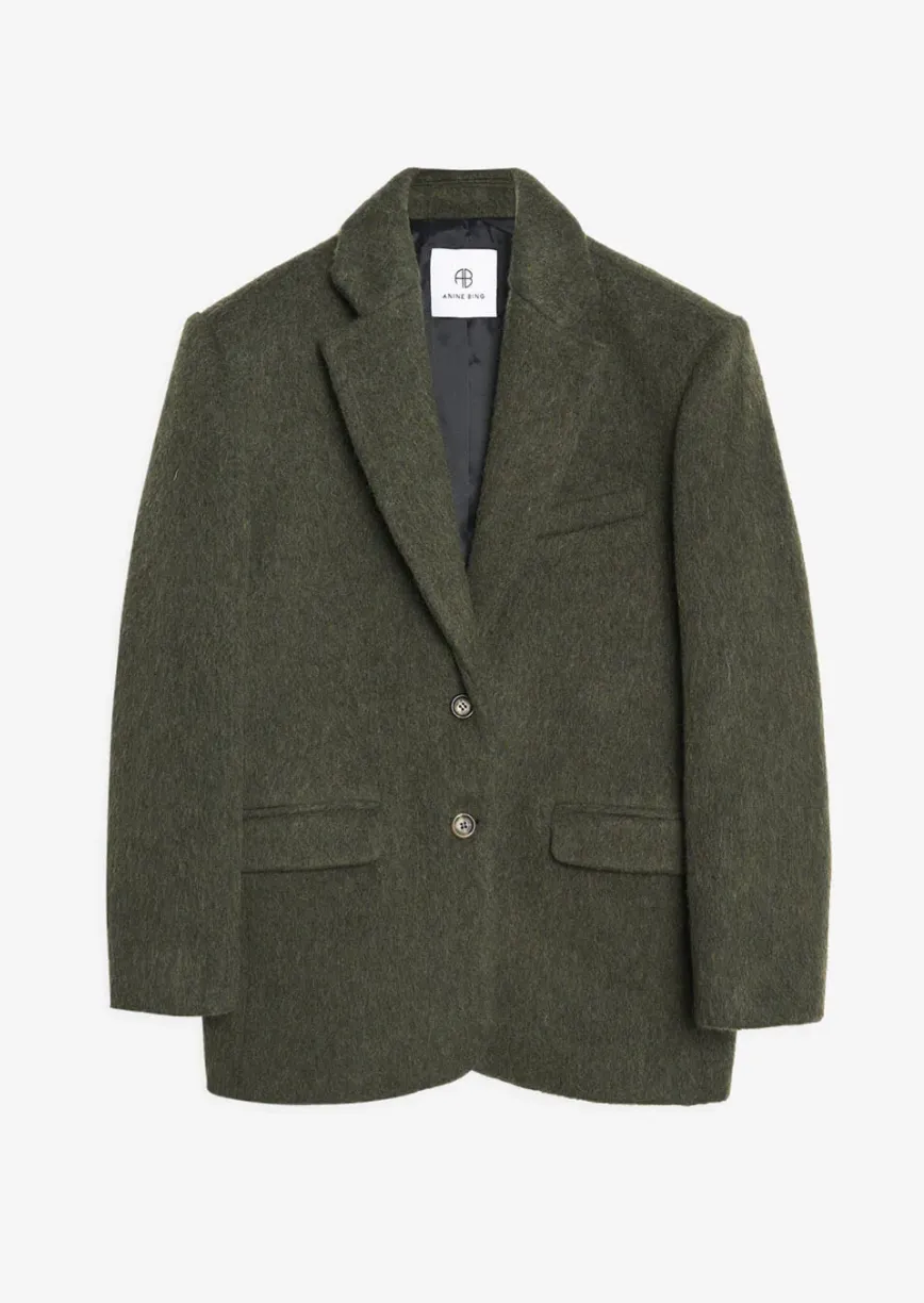 Quinn Blazer - Dark Army Green