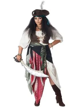 Sassy Pirate Womens Plus Size Costume