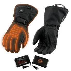 Xelement XG17501SET Heated Gloves for Men’s Winter Glove for Motorcycle Ski Hunting Hiking w/Battery and Harness Wire