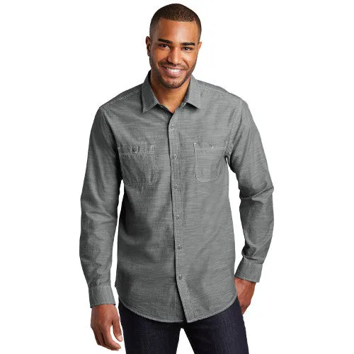 Zyder Zee Port Authority® Slub Chambray Shirt W380