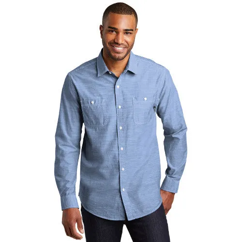 Zyder Zee Port Authority® Slub Chambray Shirt W380